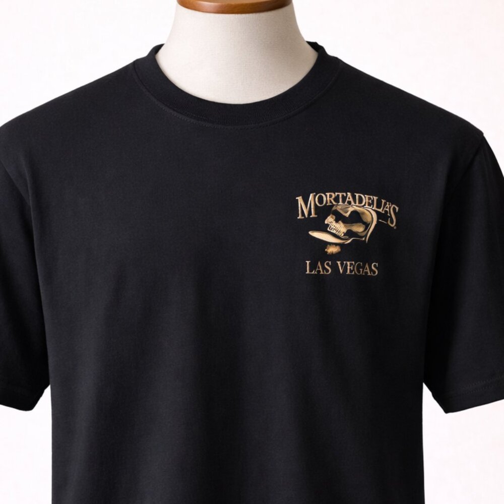 Las Vegas Margaritaville Black Graphic T-Shirt — Men’s Size L